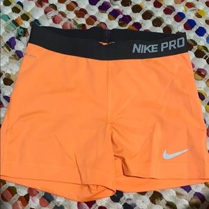 solid color nike pro shorts